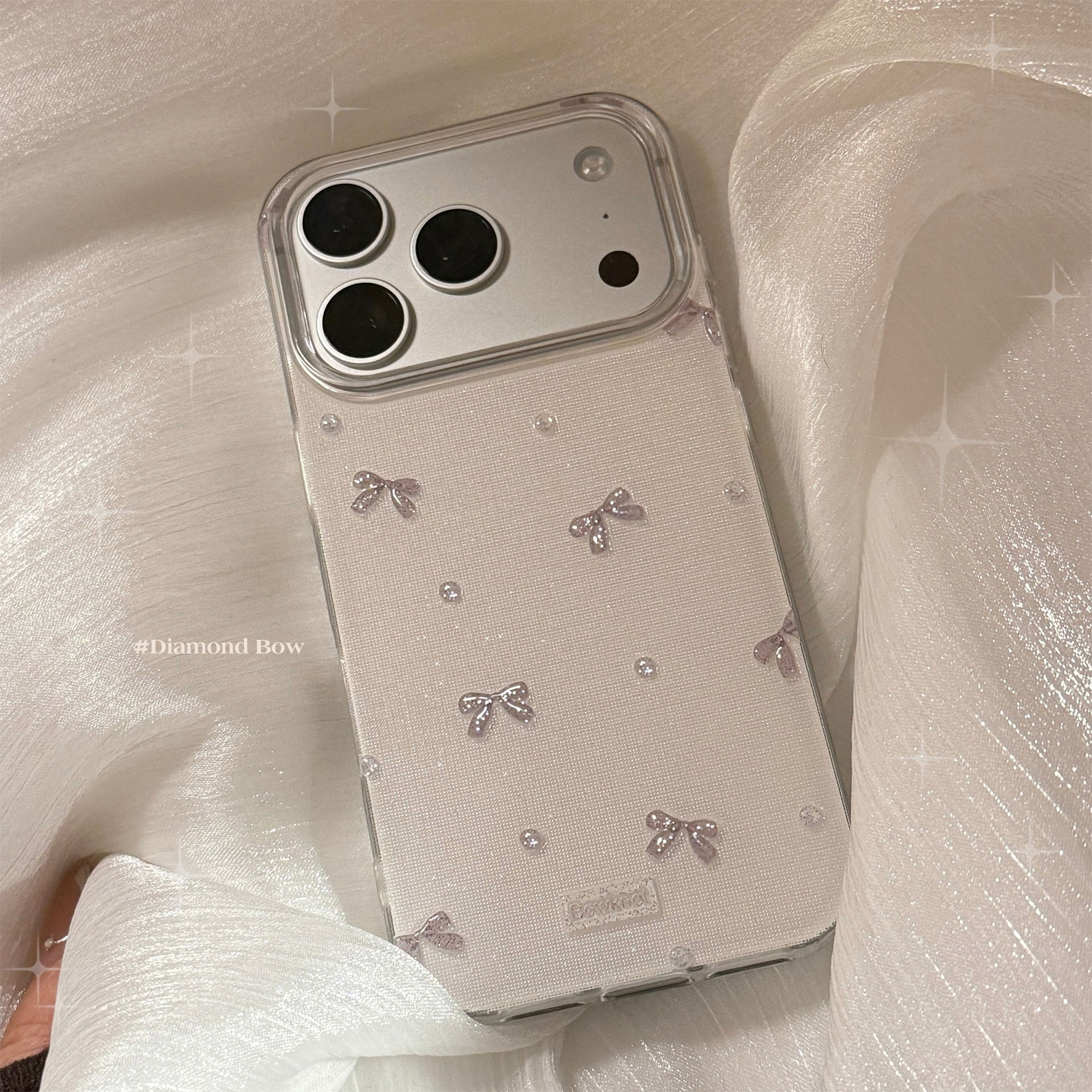 Phone Cases Arc - Korean 3D Bowknot Glitter Phone Case
