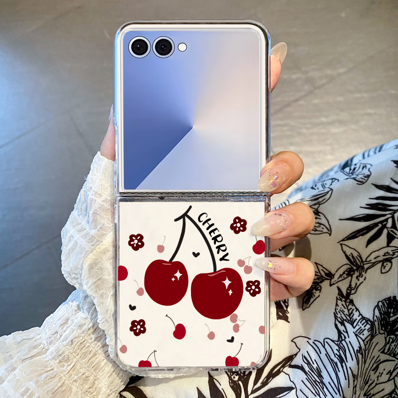 Phone Cases Z Fold 4 - Cute Large Cherry Phone Case For