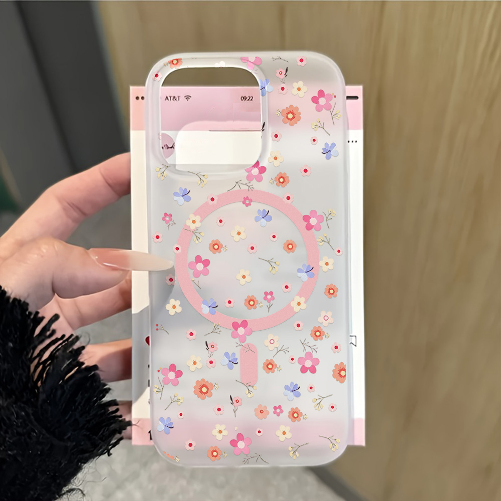 Phone Cases Magsafe - Flower Clear For Magsafe Phone Case