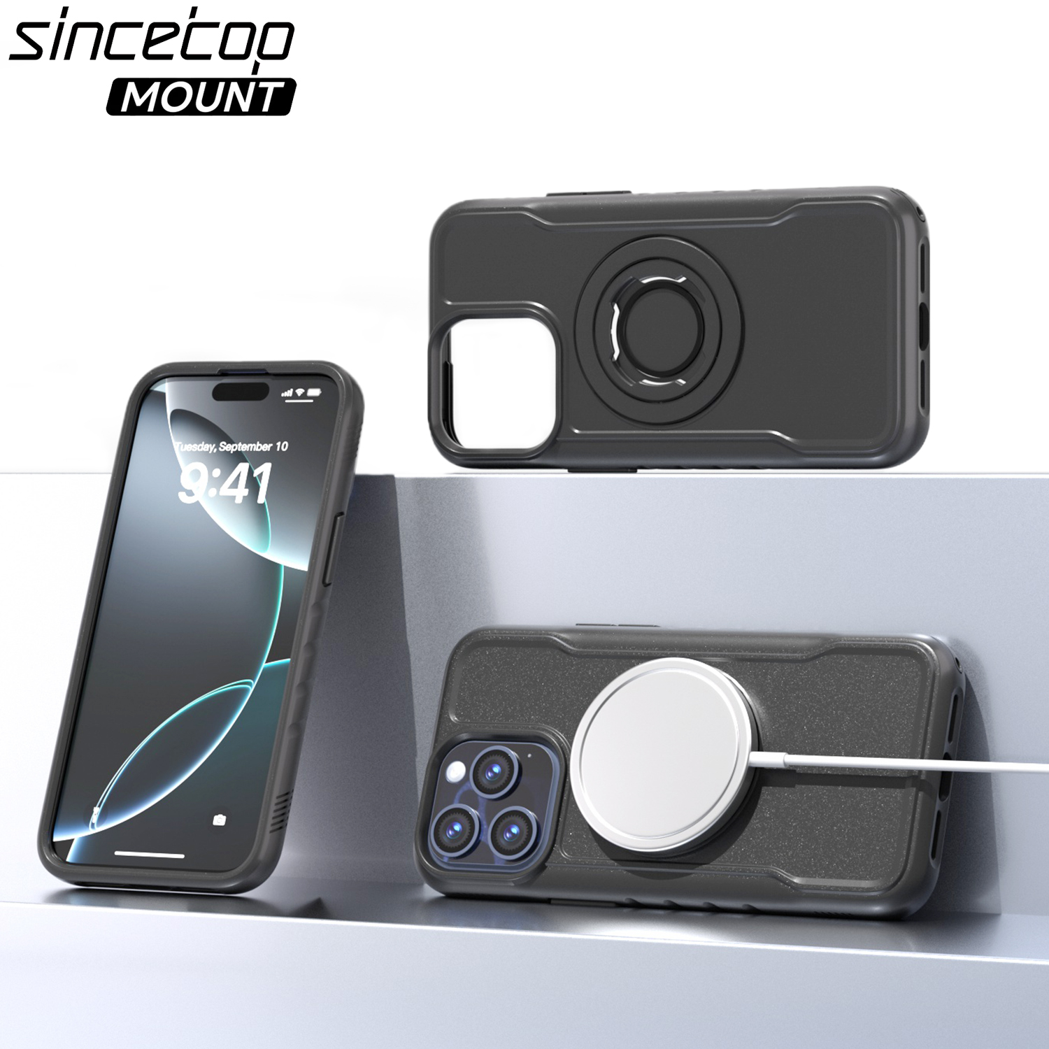 Phone Cases Quad Lock - Quad-style Motocycle/Bike Magnetic Shockproof Case for