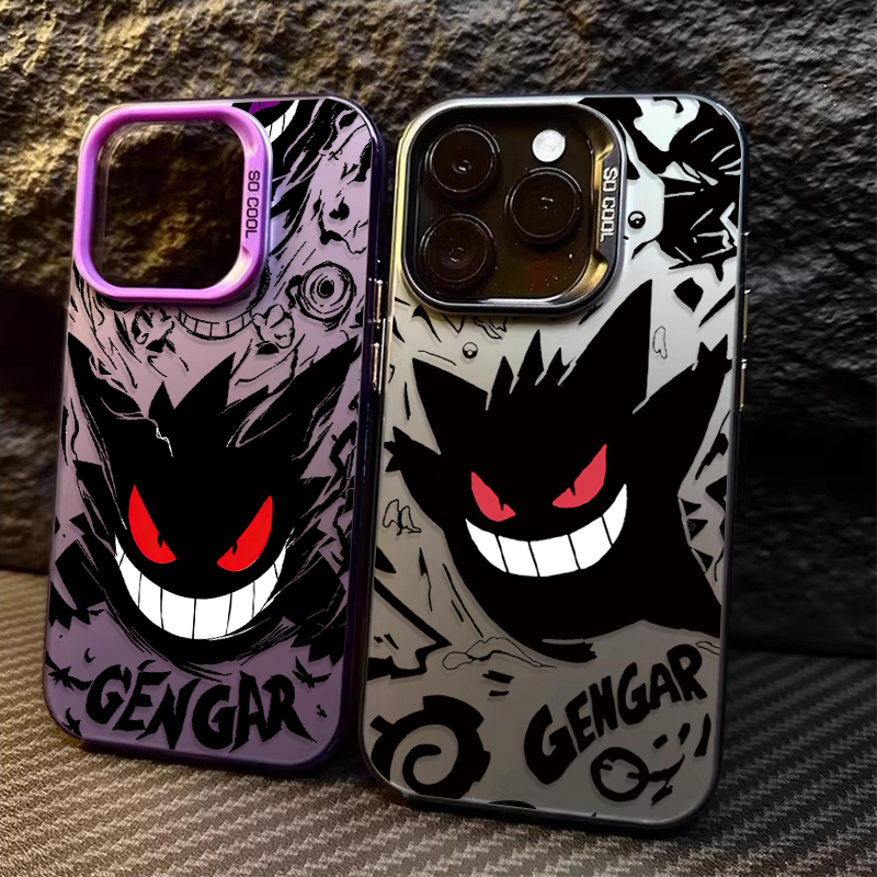 Phone Cases Anime - Cartoon P-Pokemon Gengar Plating Phone Case