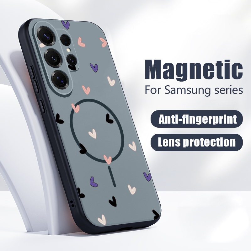 Phone Cases Magsafe - Mini Love Hearts Print Case For