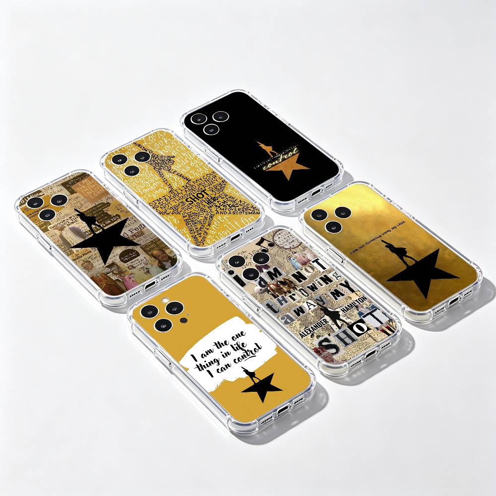 Phone Cases Hamilton - A-Hamilton Musical Lyrics Phone Case Transparent