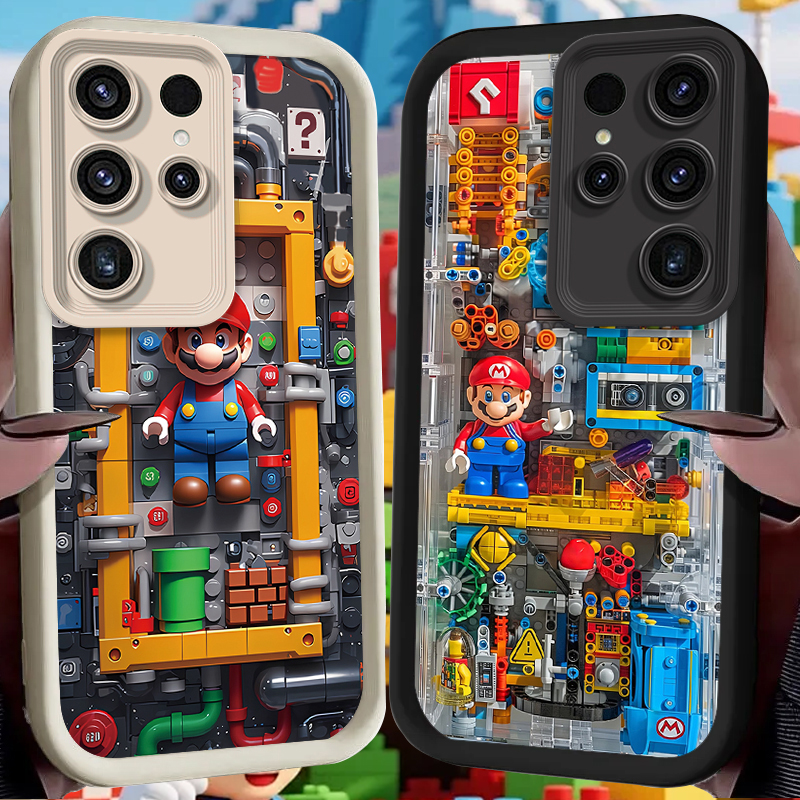 Phone Cases Samsung S25 Fe - Toy Blocks M-Marios Phone Case for