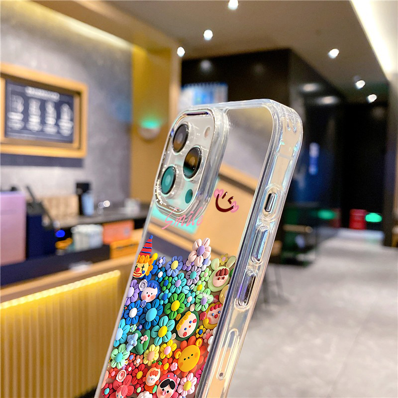 Cute Flower Makeup Mirror Phon - Phone Cases Aesthetic reseña y precio