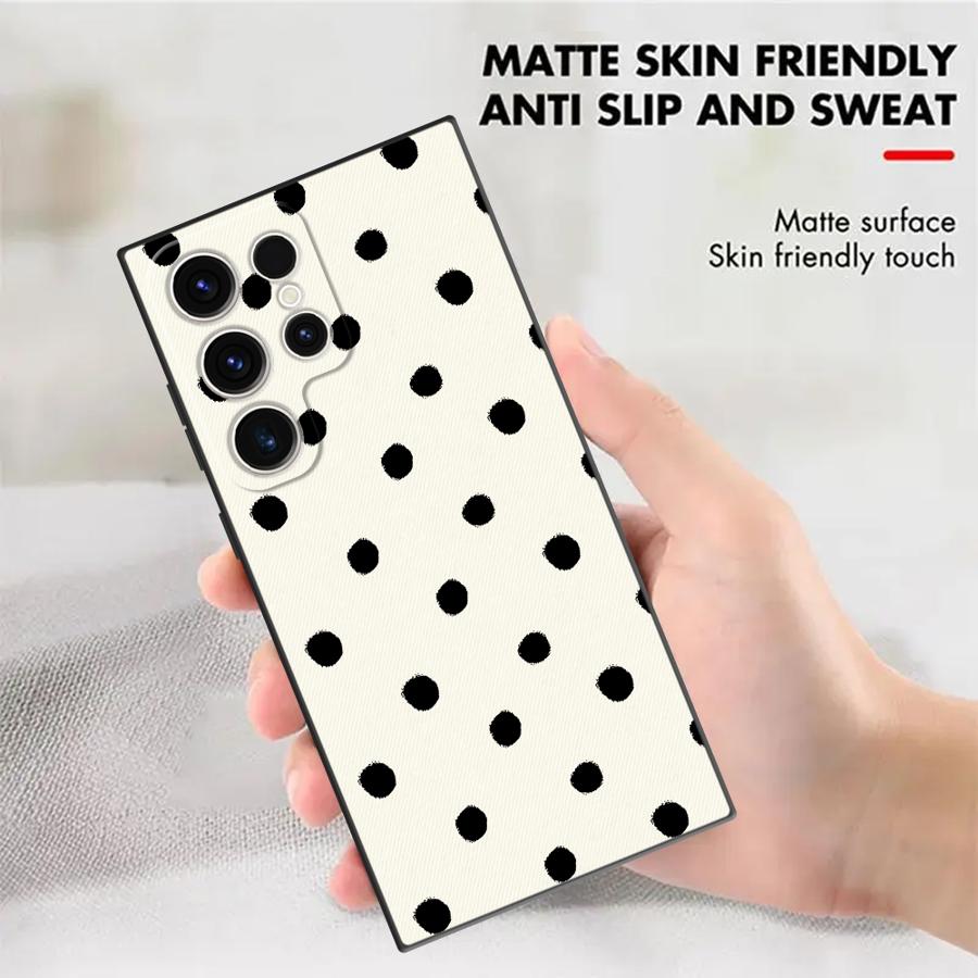 Retro Polka Dots Funda Phone C - Phone Cases Samsung S25 Fe reseña y precio