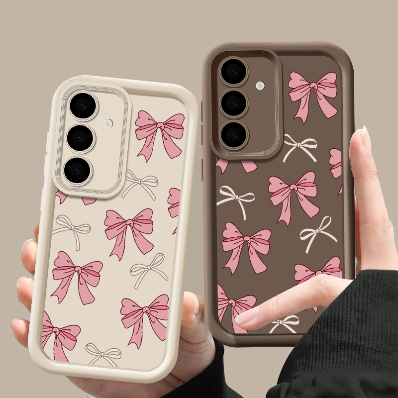 Bow Tie Silicone Case For Sams - Phone Cases Samsung S25 Fe reseña y precio