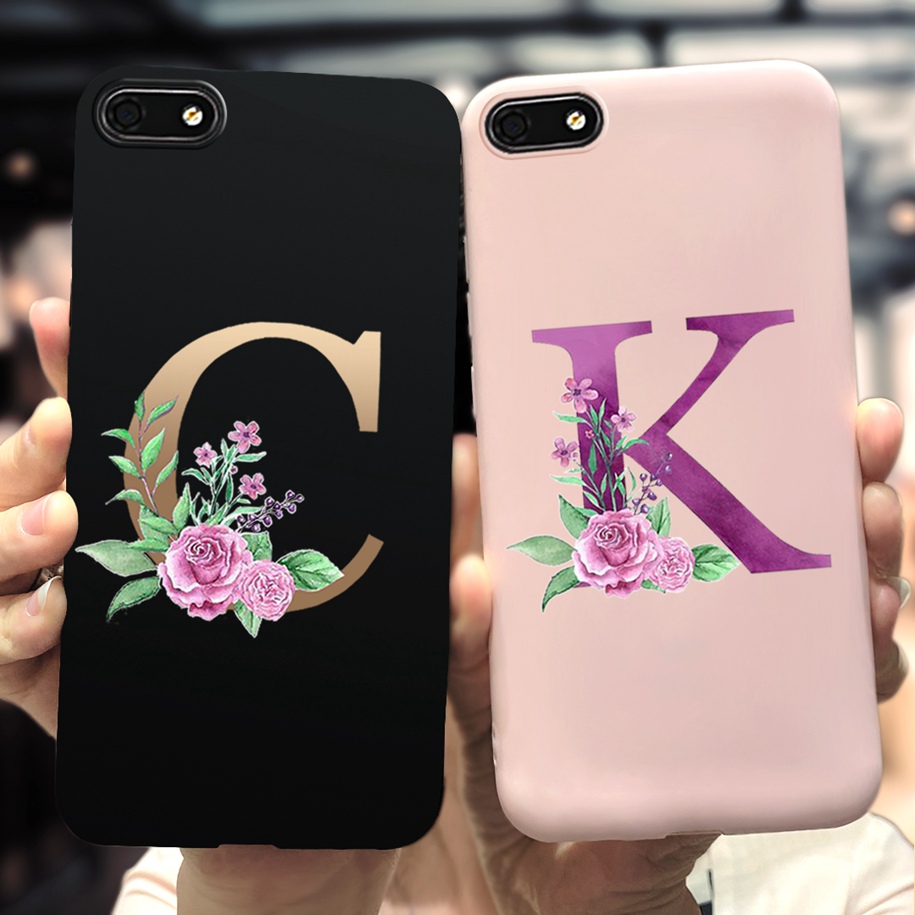Alphabet Letter Flower Silicon - Phone Cases Burga reseña y precio