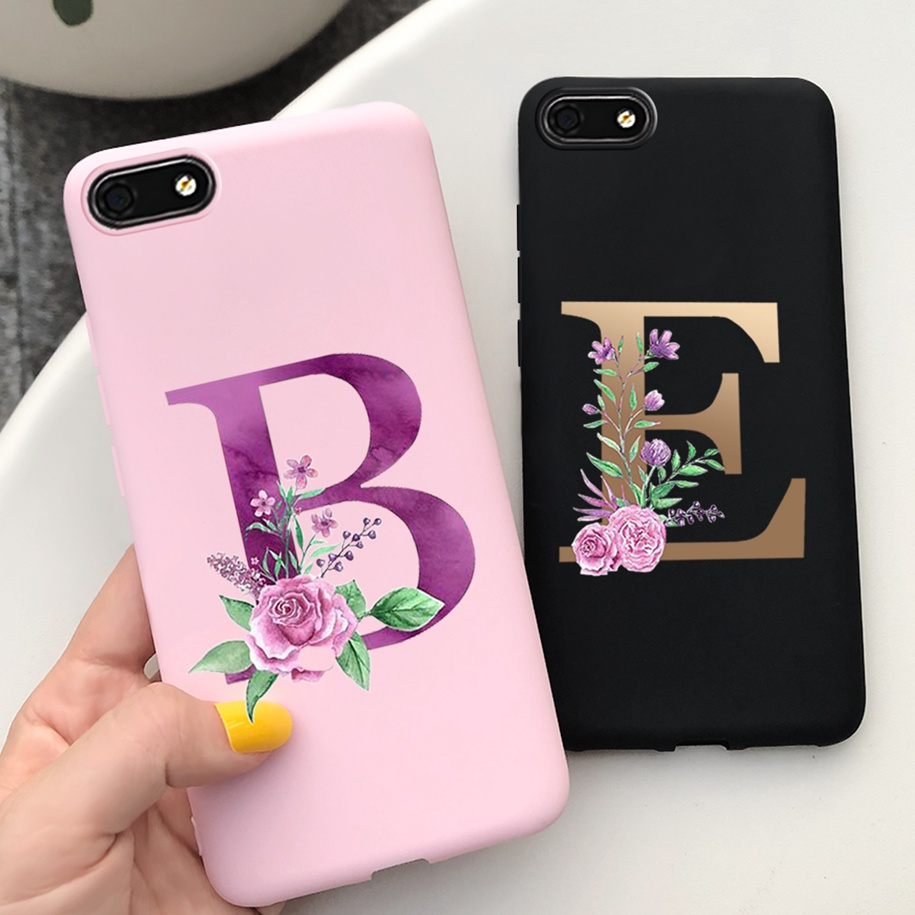 Alphabet Letter Flower Silicon - Phone Cases Burga reseña y precio