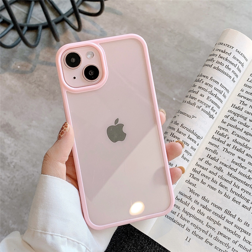 Candy Colored Acrylic Transpar - Phone Cases Burga reseña y precio