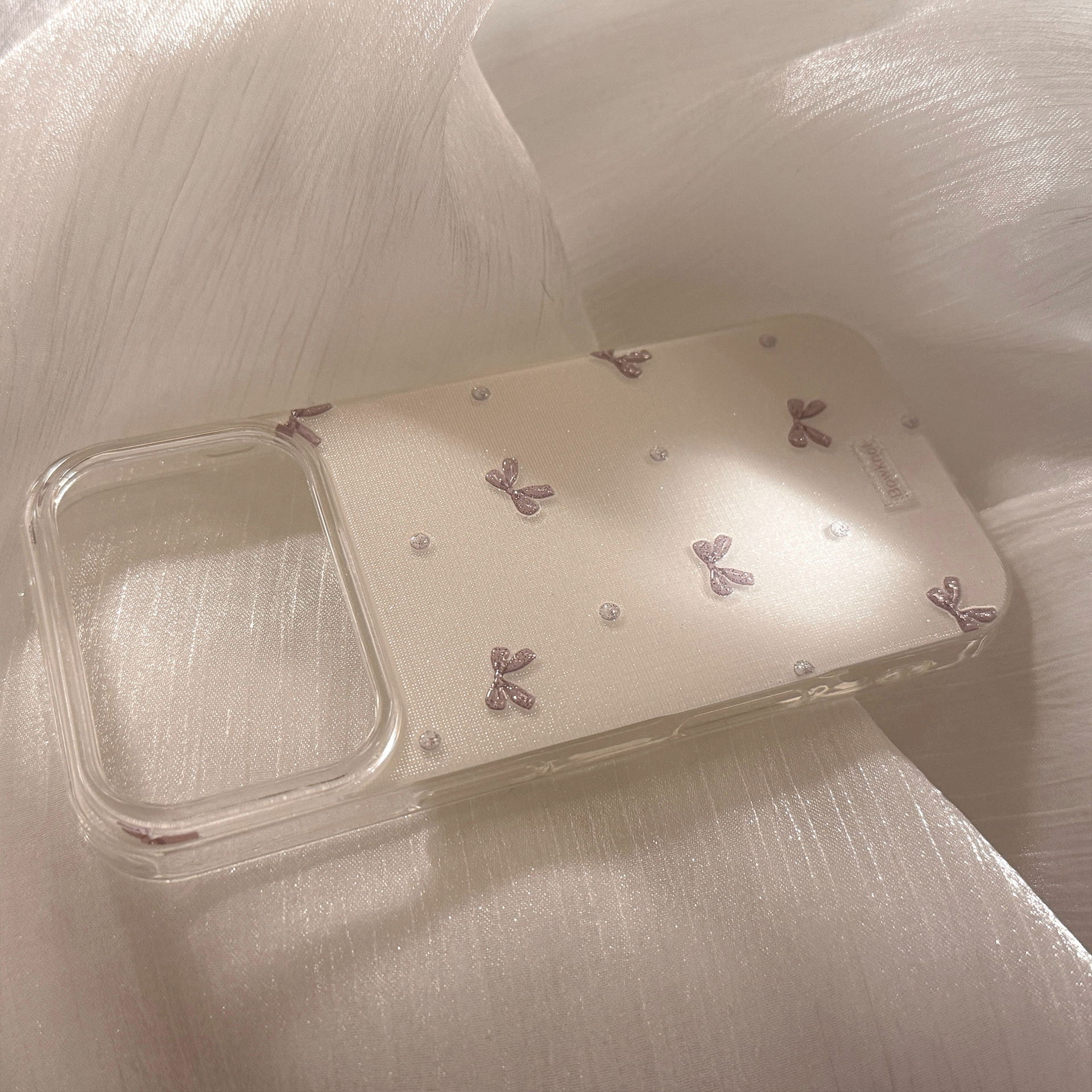 Korean 3D Bowknot Glitter Phon - Phone Cases Arc reseña y precio