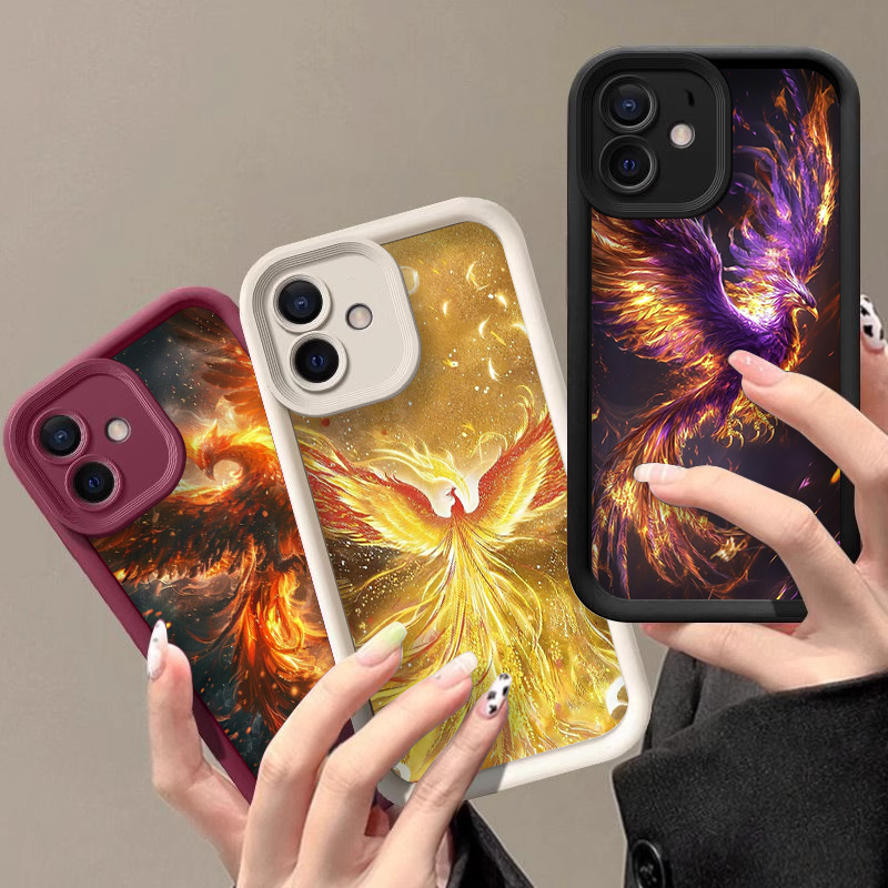 Aesthetic Golden Phoenix Fire  - Phone Cases Aesthetic reseña y precio