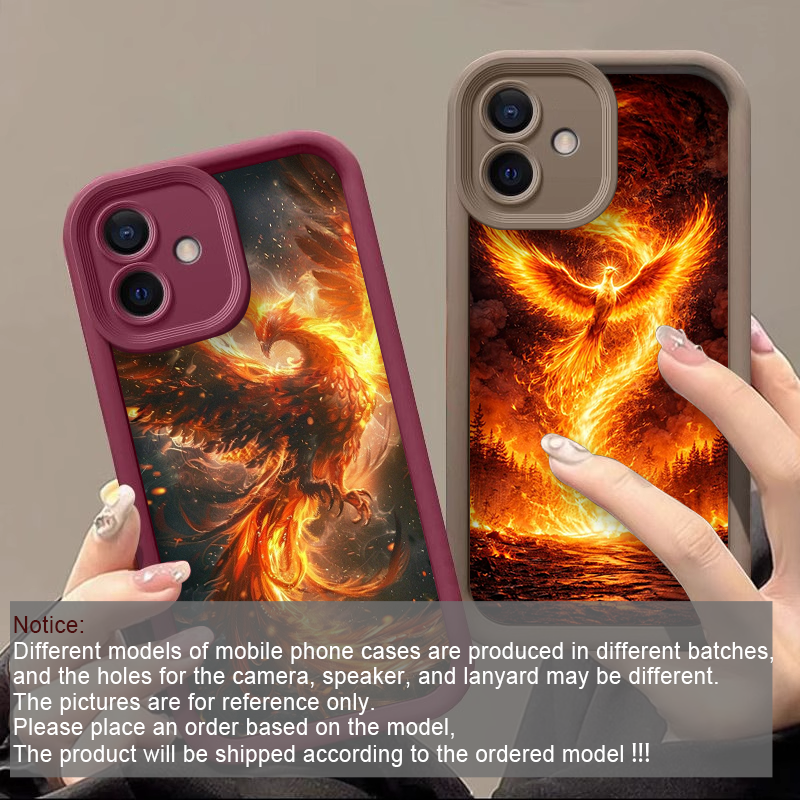 Aesthetic Golden Phoenix Fire  - Phone Cases Aesthetic reseña y precio