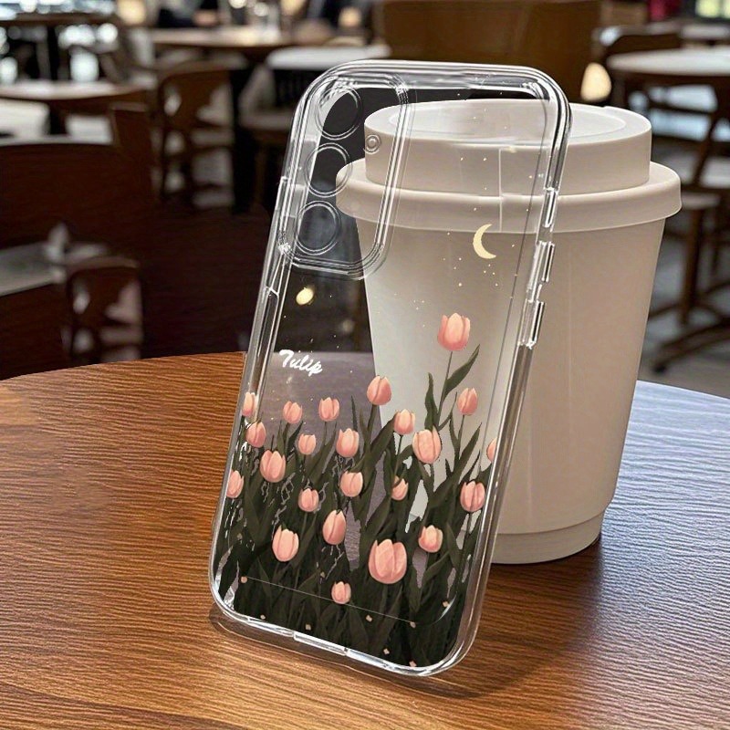 Aesthetic Tulip Flower Moon Ph - Phone Cases Aesthetic reseña y precio