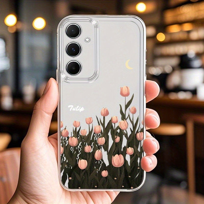 Aesthetic Tulip Flower Moon Ph - Phone Cases Aesthetic reseña y precio