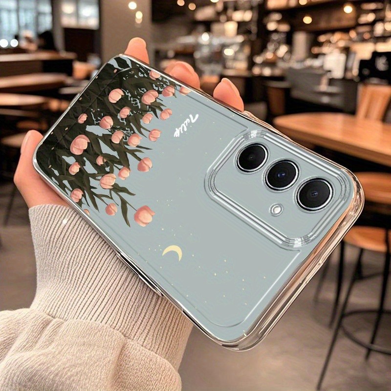 Aesthetic Tulip Flower Moon Ph - Phone Cases Aesthetic reseña y precio