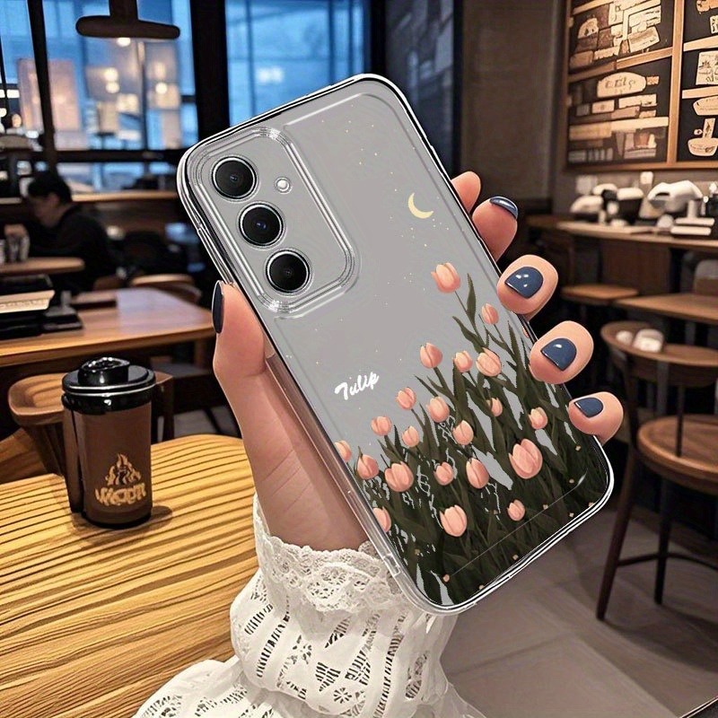 Aesthetic Tulip Flower Moon Ph - Phone Cases Aesthetic reseña y precio