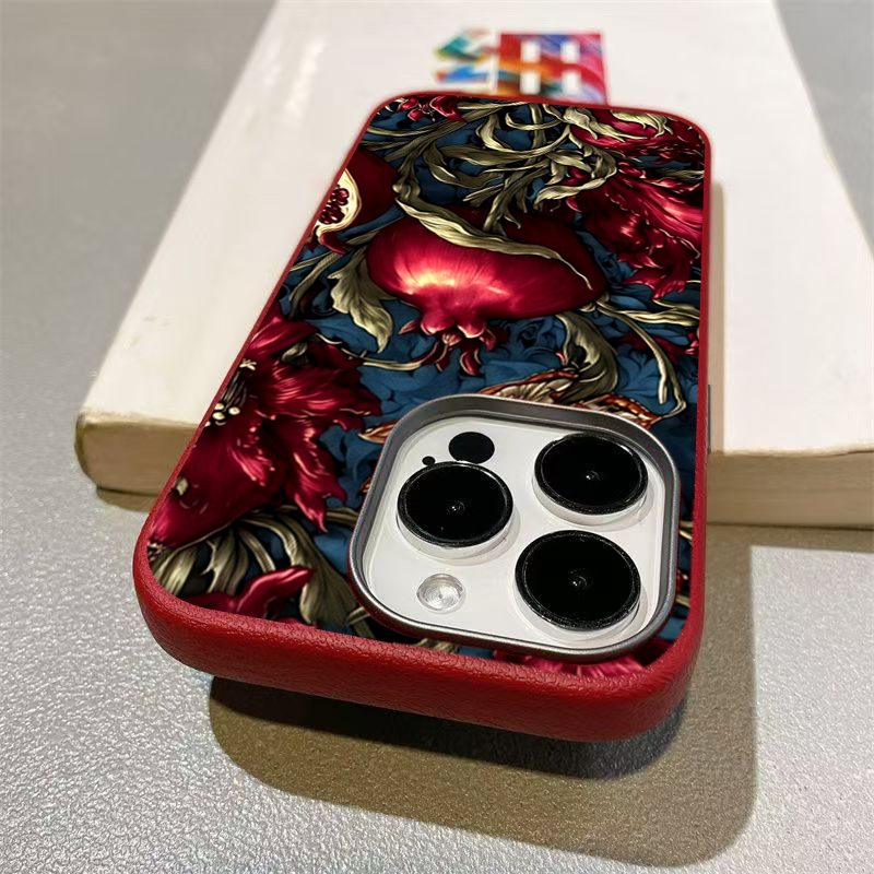 Vintage Pomegranate TPU Art Ph - Phone Cases Aesthetic reseña y precio