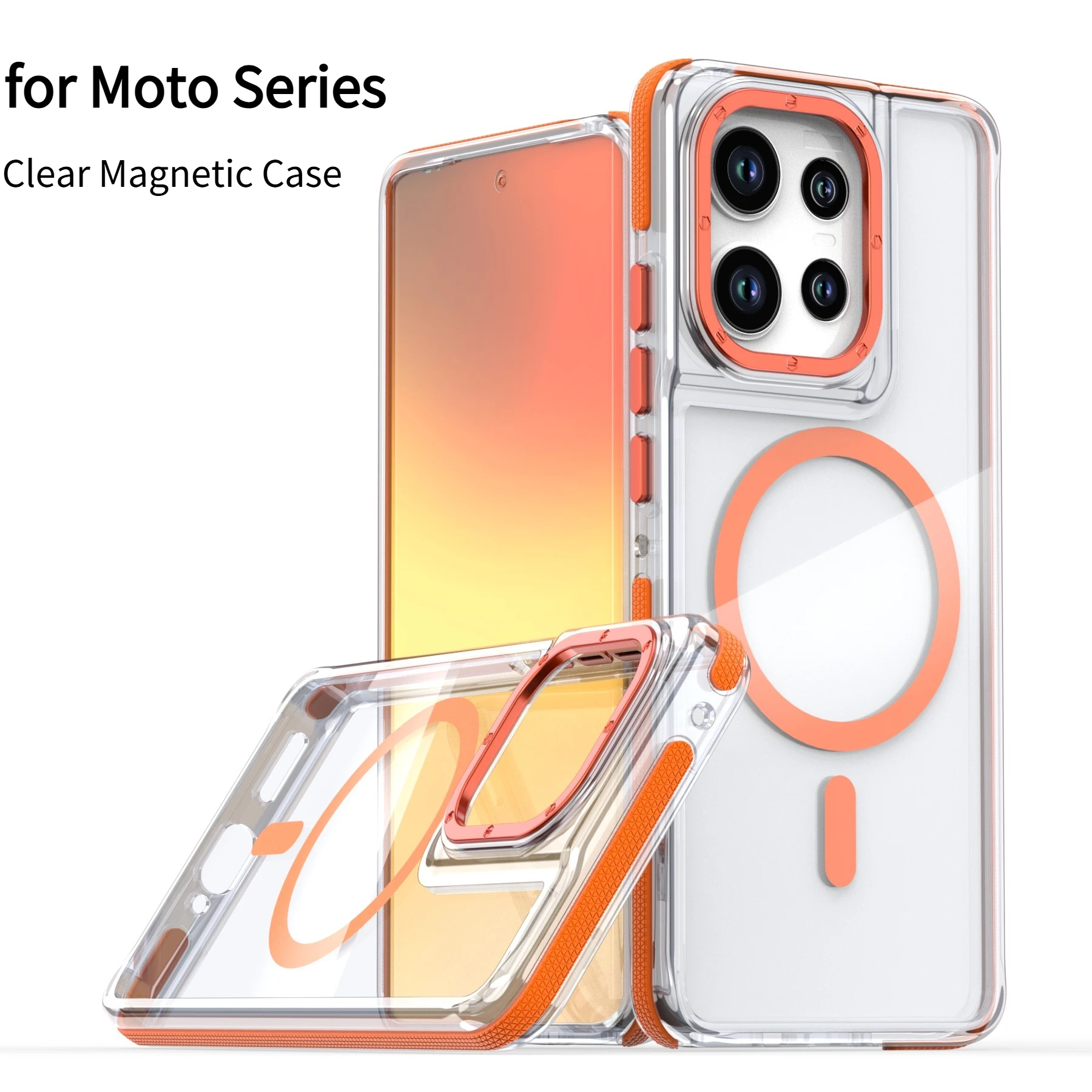 Luxury Shockproof Transparent  - Phone Cases Moto G 2025 reseña y precio
