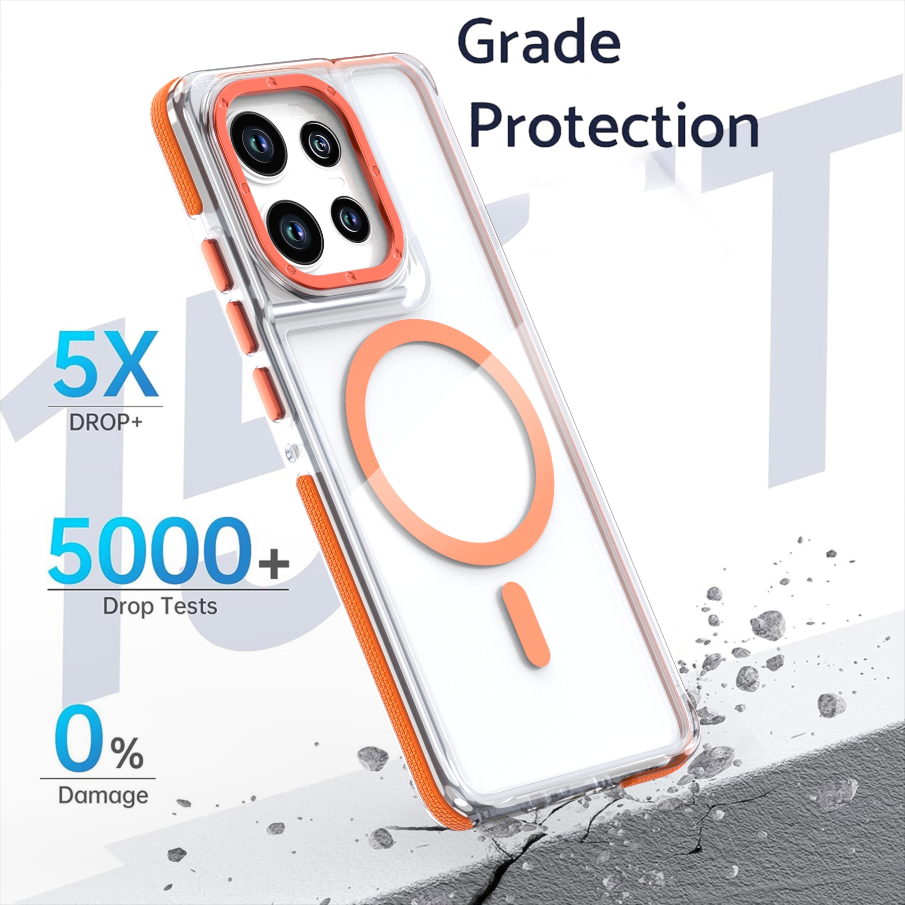 Luxury Shockproof Transparent  - Phone Cases Moto G 2025 reseña y precio