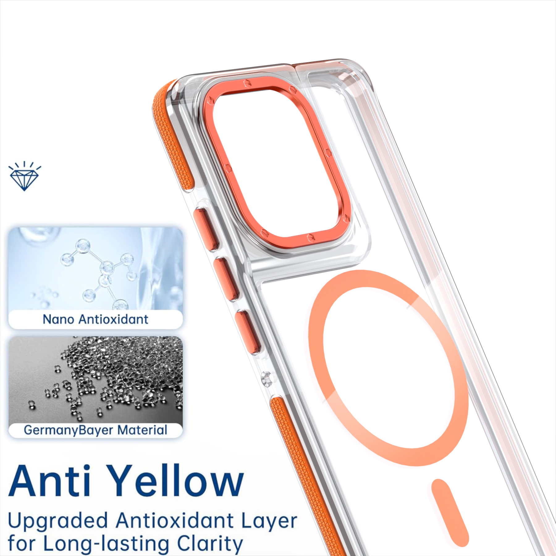Luxury Shockproof Transparent  - Phone Cases Moto G 2025 reseña y precio