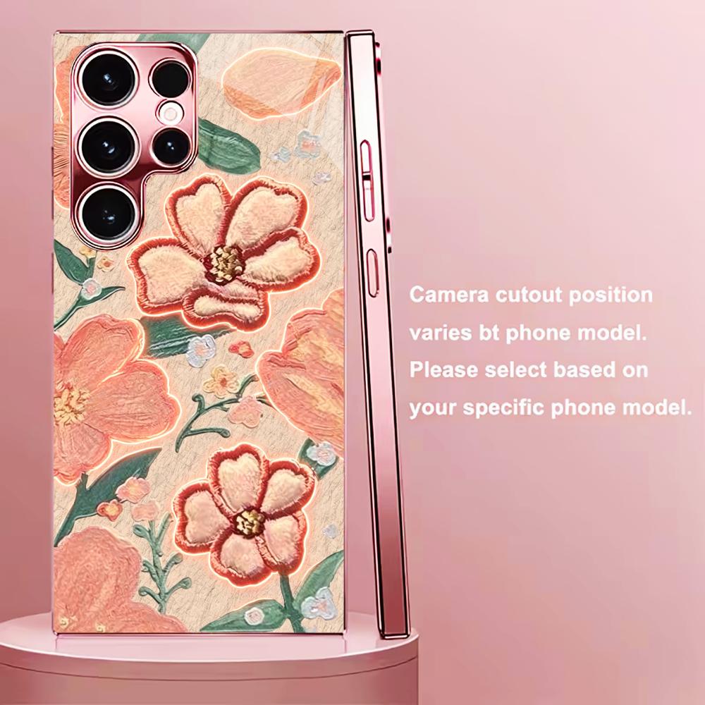 Glowing Peach Flower Fashion p - Phone Cases Quad Lock reseña y precio