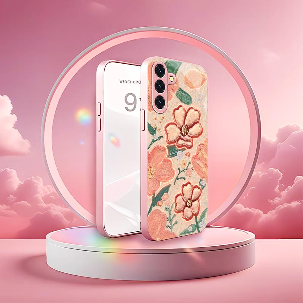 Glowing Peach Flower Fashion p - Phone Cases Quad Lock reseña y precio