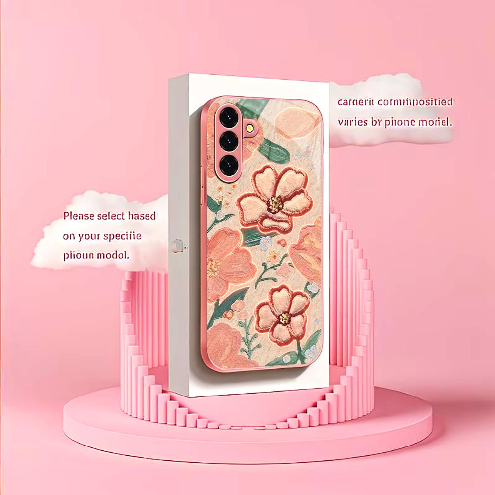 Glowing Peach Flower Fashion p - Phone Cases Quad Lock reseña y precio