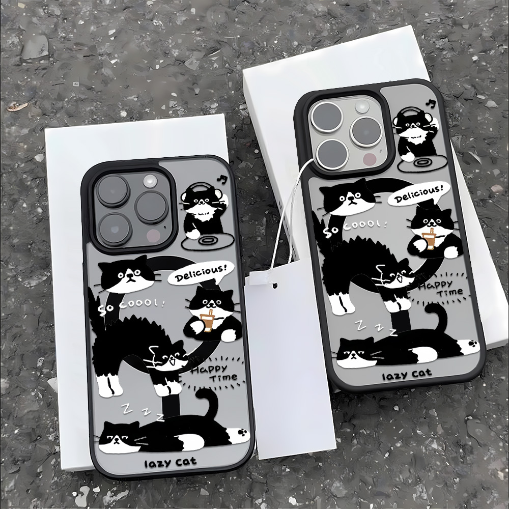 Funny Black Cat Wireless Charg - Phone Cases Magsafe reseña y precio