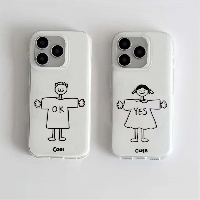 Cartoon Simple Drawing Boy and - Phone Cases For Boys reseña y precio