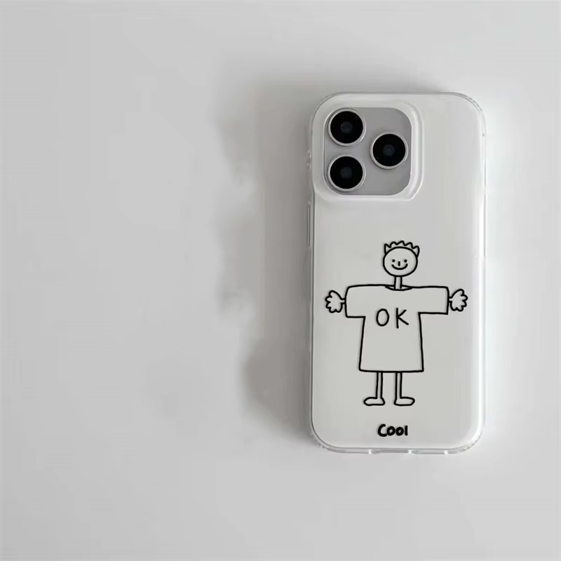 Cartoon Simple Drawing Boy and - Phone Cases For Boys reseña y precio