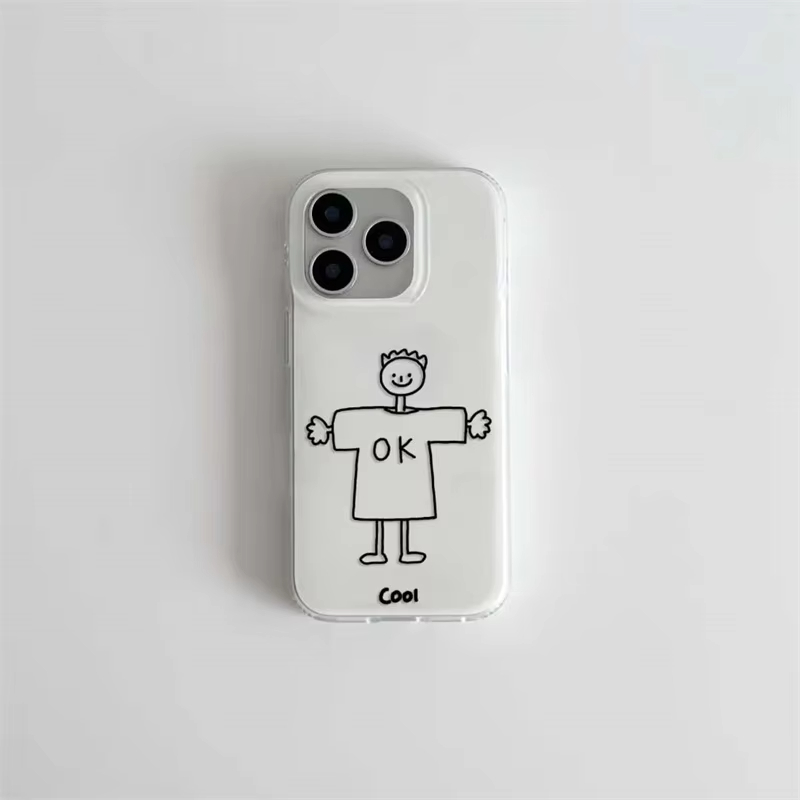 Cartoon Simple Drawing Boy and - Phone Cases For Boys reseña y precio