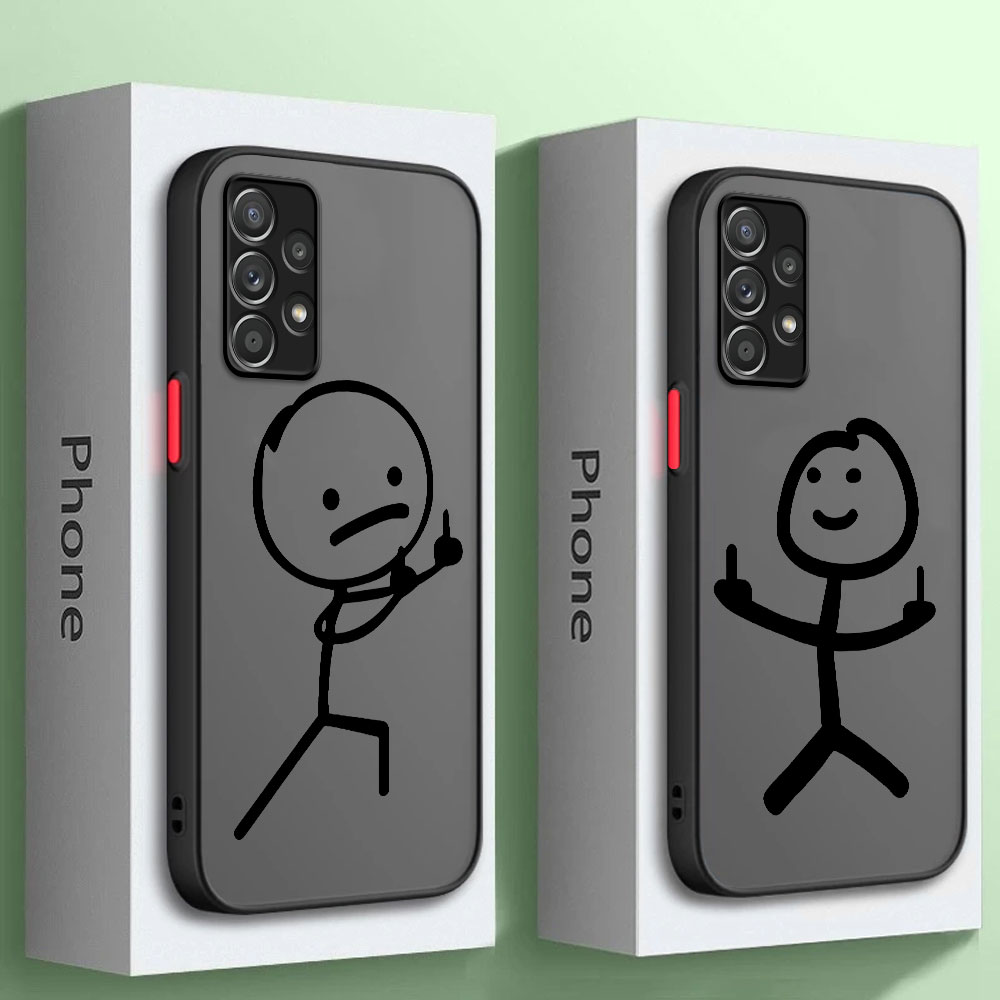 Matte Case For Samsung A52 A53 - Phone Cases Burga reseña y precio