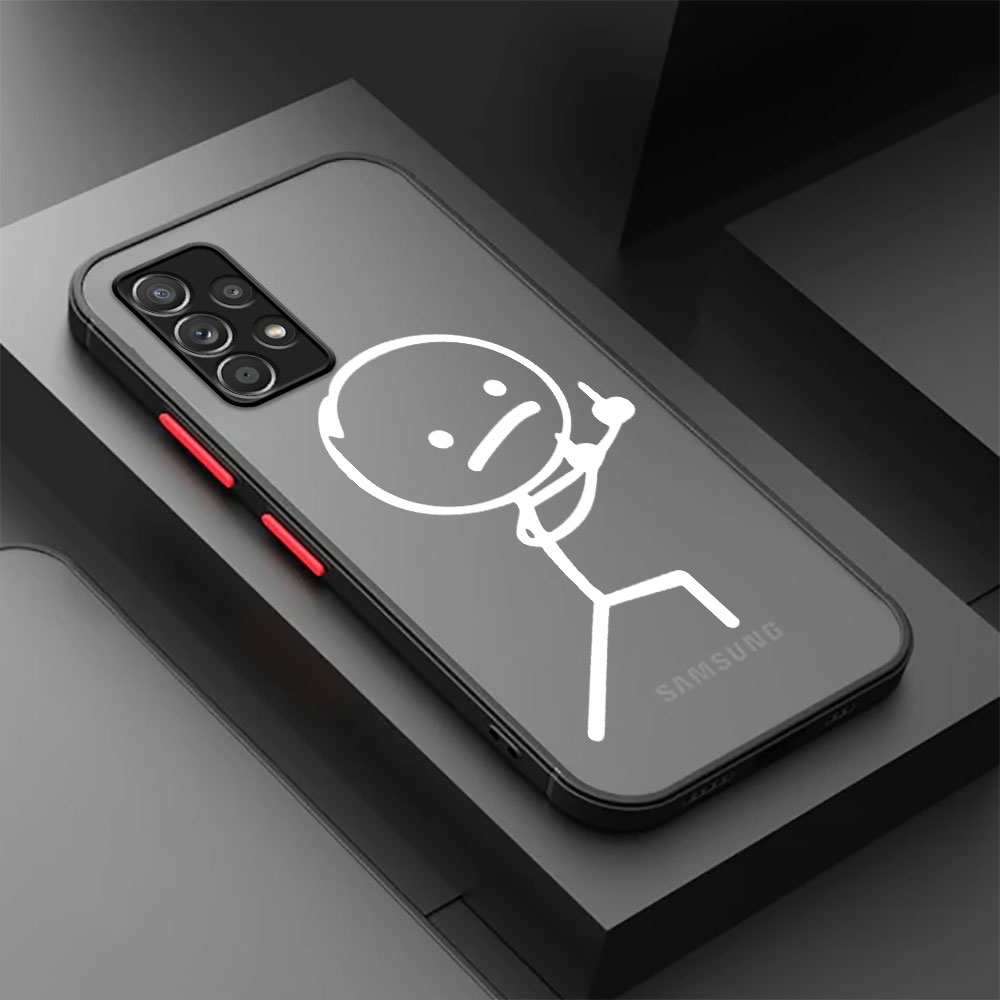 Matte Case For Samsung A52 A53 - Phone Cases Burga reseña y precio