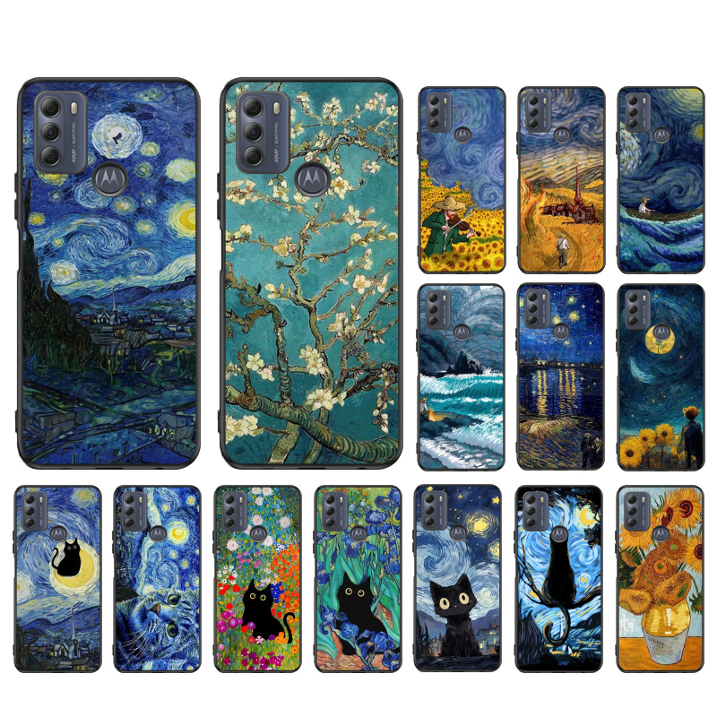 Van Gogh Sunflowers Cat Phone  - Phone Cases Jjk reseña y precio