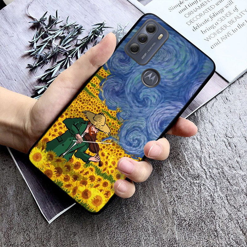 Van Gogh Sunflowers Cat Phone  - Phone Cases Jjk reseña y precio