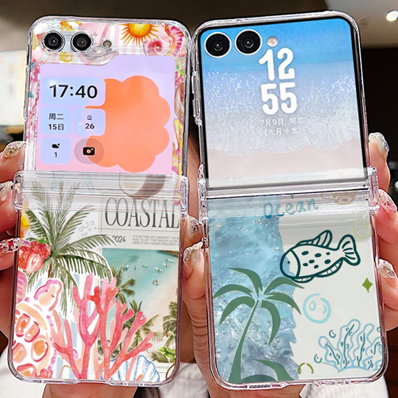Dolphin Starfish Pattern Phone - Phone Cases Z Fold 4 reseña y precio