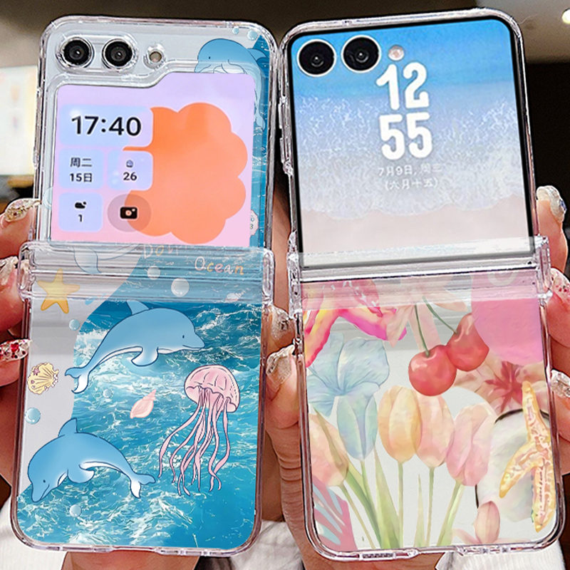 Dolphin Starfish Pattern Phone - Phone Cases Z Fold 4 reseña y precio
