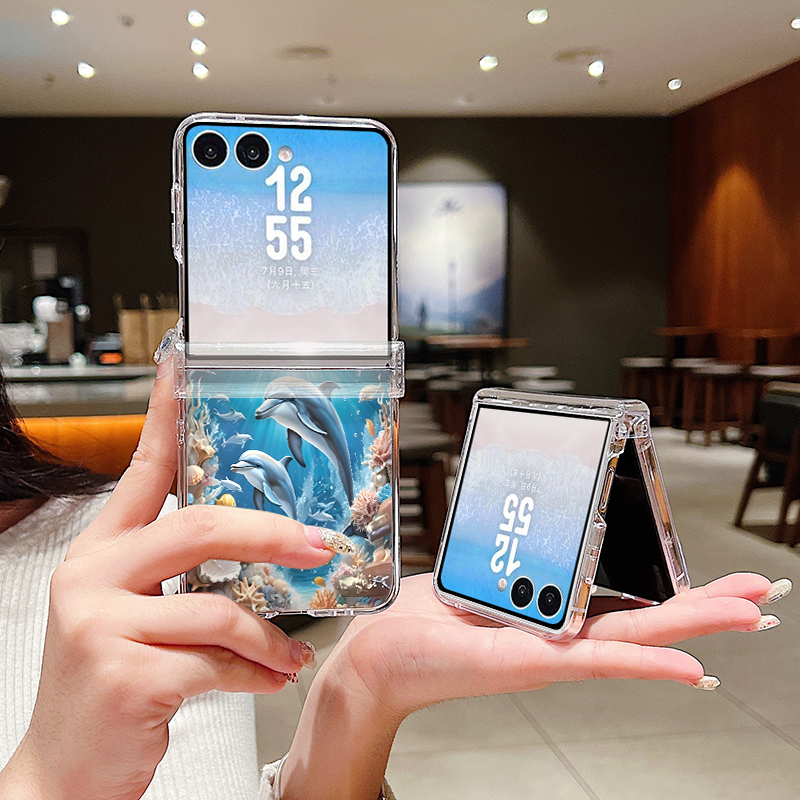Dolphin Starfish Pattern Phone - Phone Cases Z Fold 4 reseña y precio