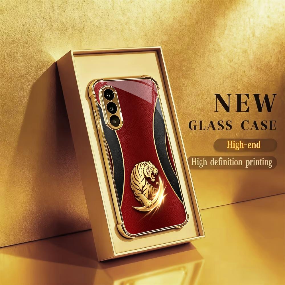 Luxurious Fashion Golden tiger - Phone Cases Quad Lock reseña y precio