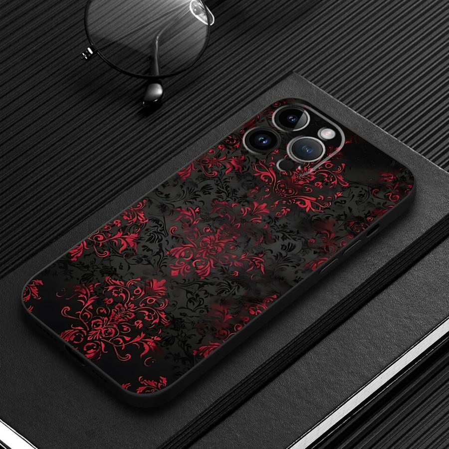 Black And Red Sexy Lace Phone  - Phone Cases Xs Iphone reseña y precio