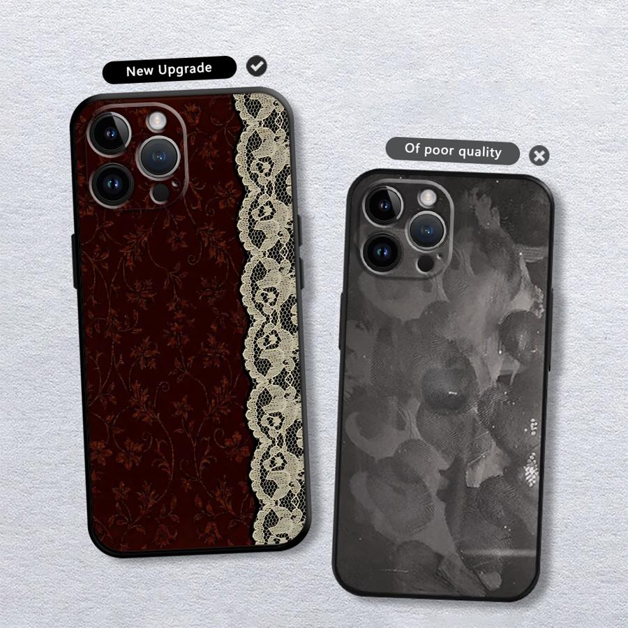 Black And Red Sexy Lace Phone  - Phone Cases Xs Iphone reseña y precio