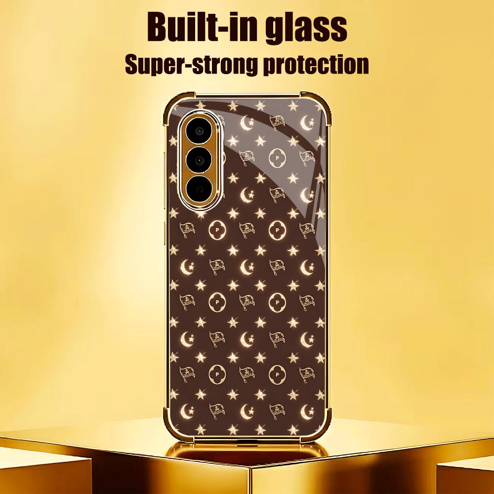 High-end Luxury Brown & Gold p - Phone Cases Quad Lock reseña y precio