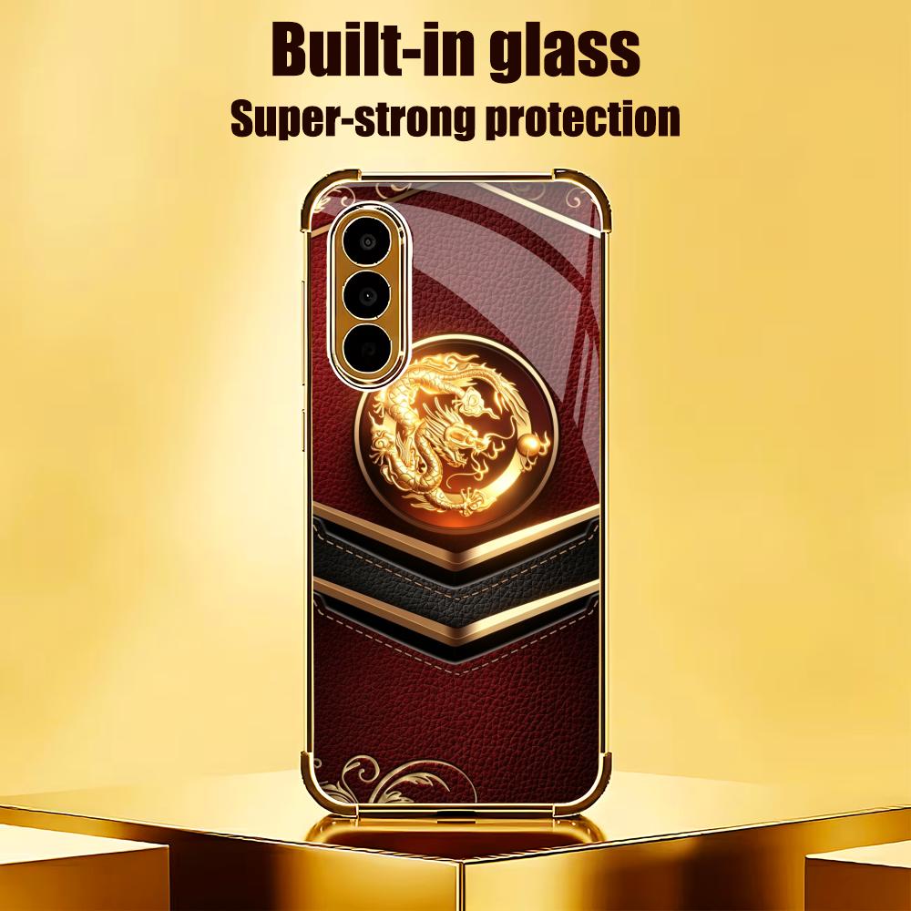 Luxurious dragon pattern phone - Phone Cases Quad Lock reseña y precio