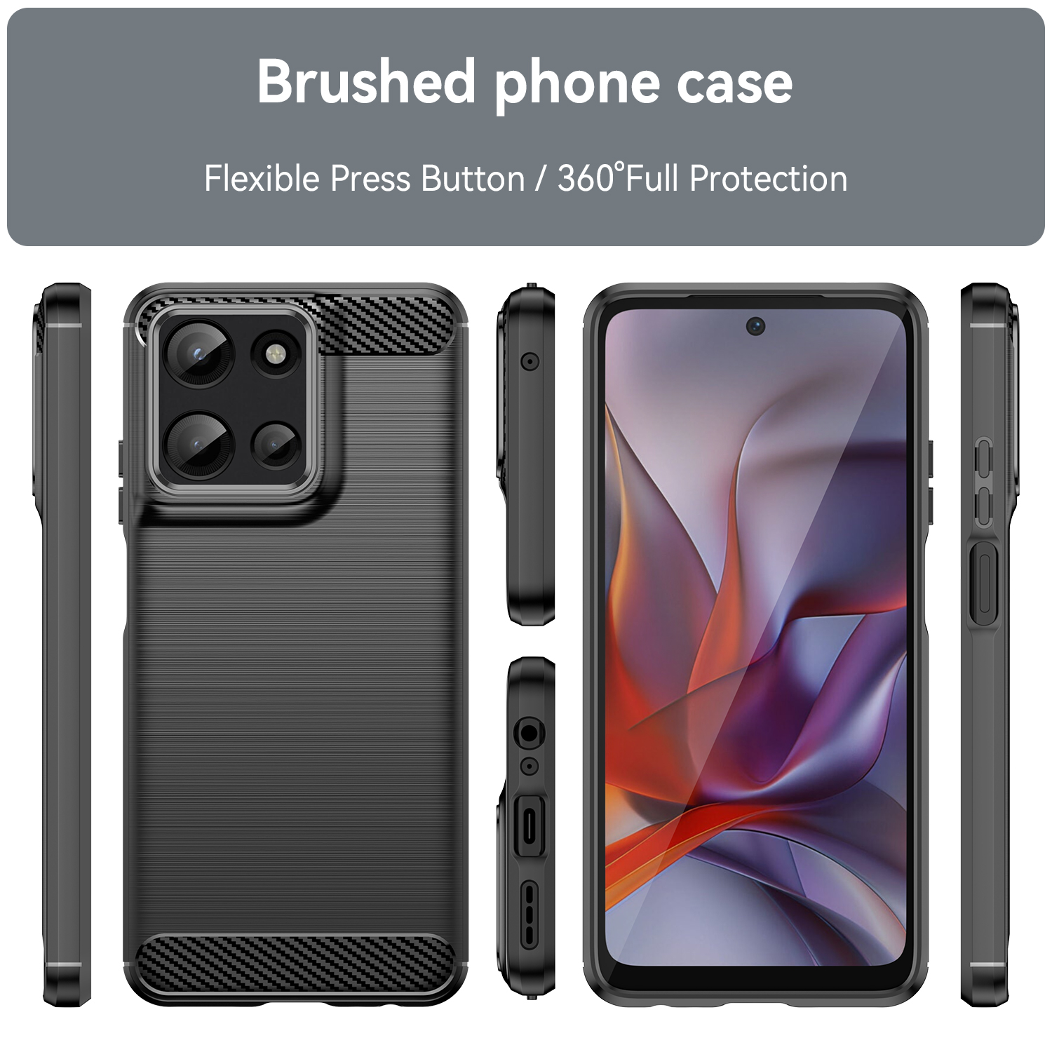 Non-Slip Flexible TPU Case for - Phone Cases Moto G 2025 reseña y precio