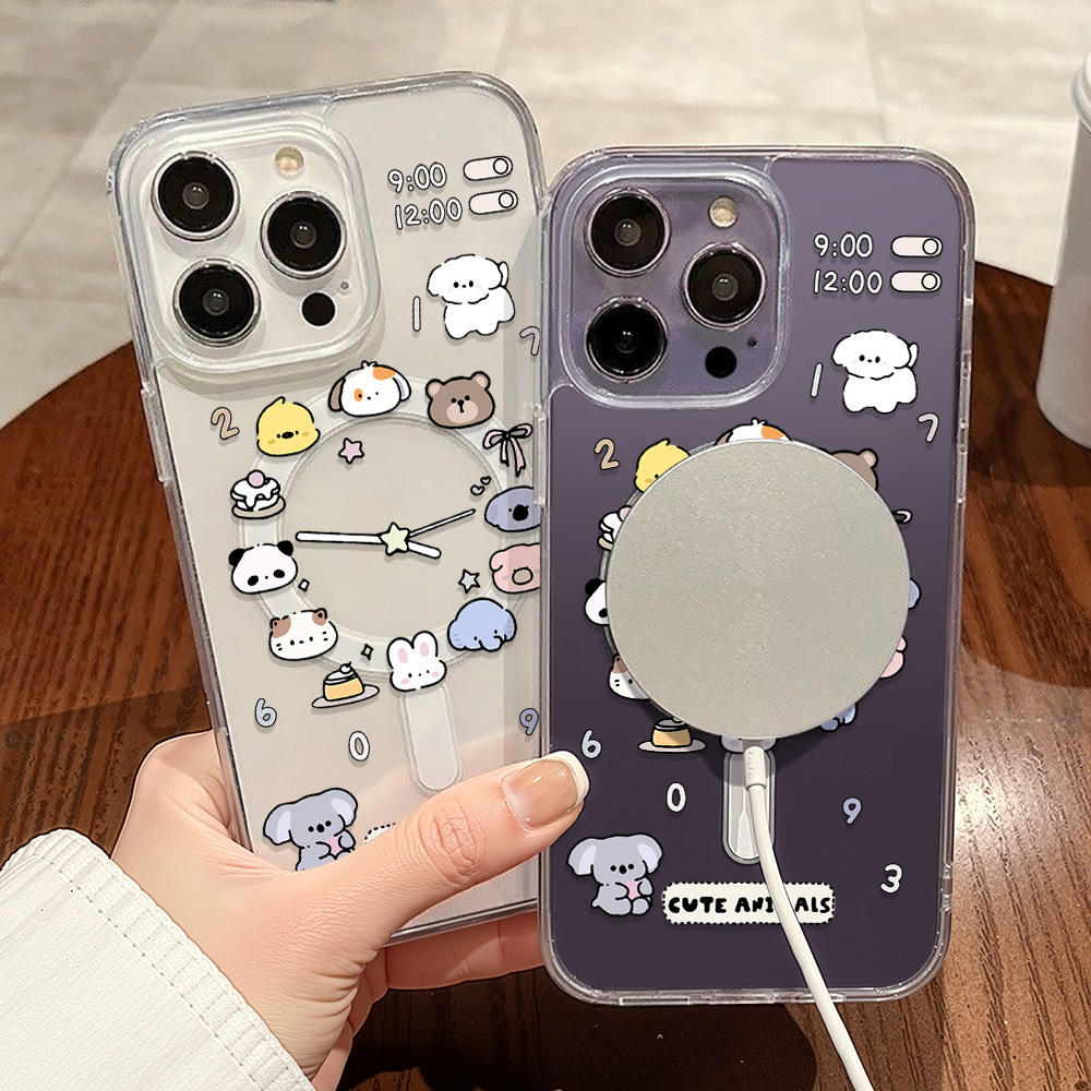 Cute Cartoon Animals Phone Cas - Phone Cases Magsafe reseña y precio