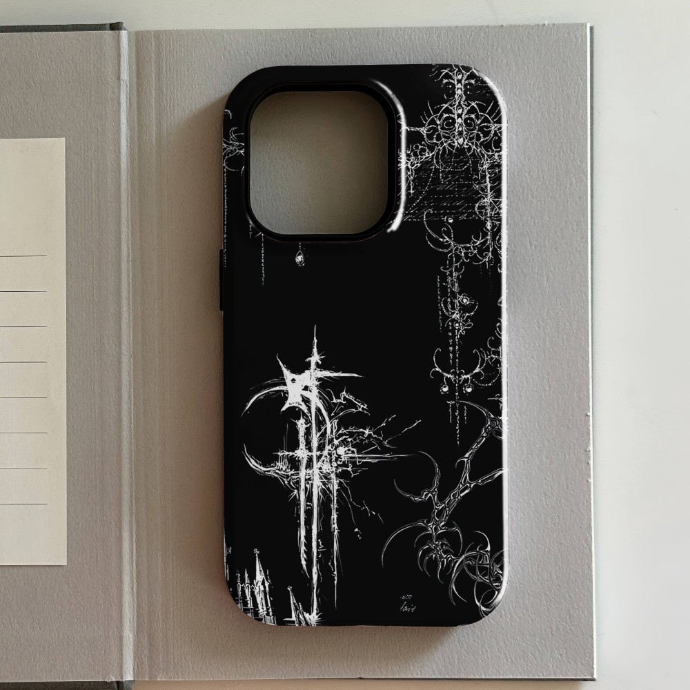 Luxury Gothic Style Cross Patt - Phone Cases Arc reseña y precio