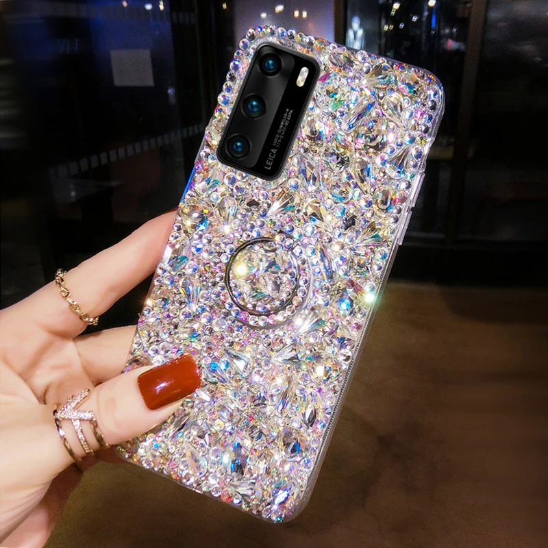 Luxury Fashion Rhinestone Colo - Phone Cases Burga reseña y precio