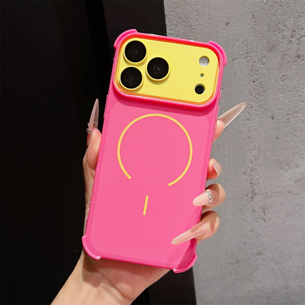 Contrast Color Armor Phone Cas - Phone Cases Magsafe reseña y precio