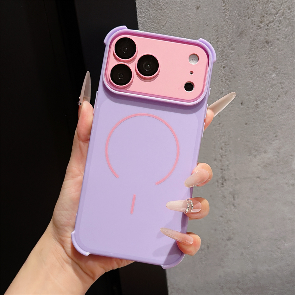 Contrast Color Armor Phone Cas - Phone Cases Magsafe reseña y precio